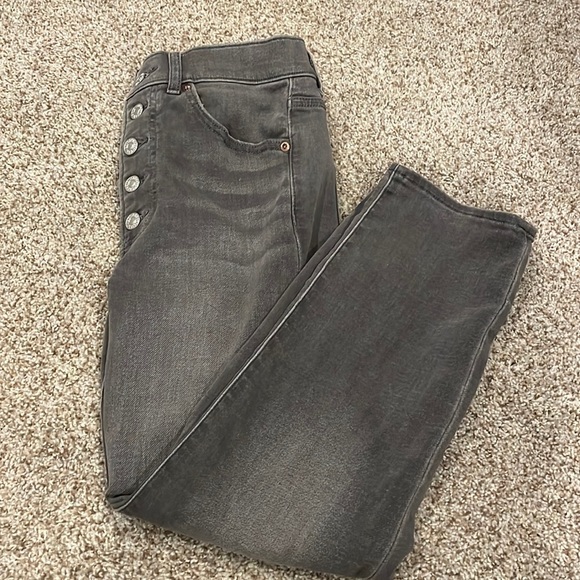 Gray size 2S Express Jeans - Picture 1 of 9